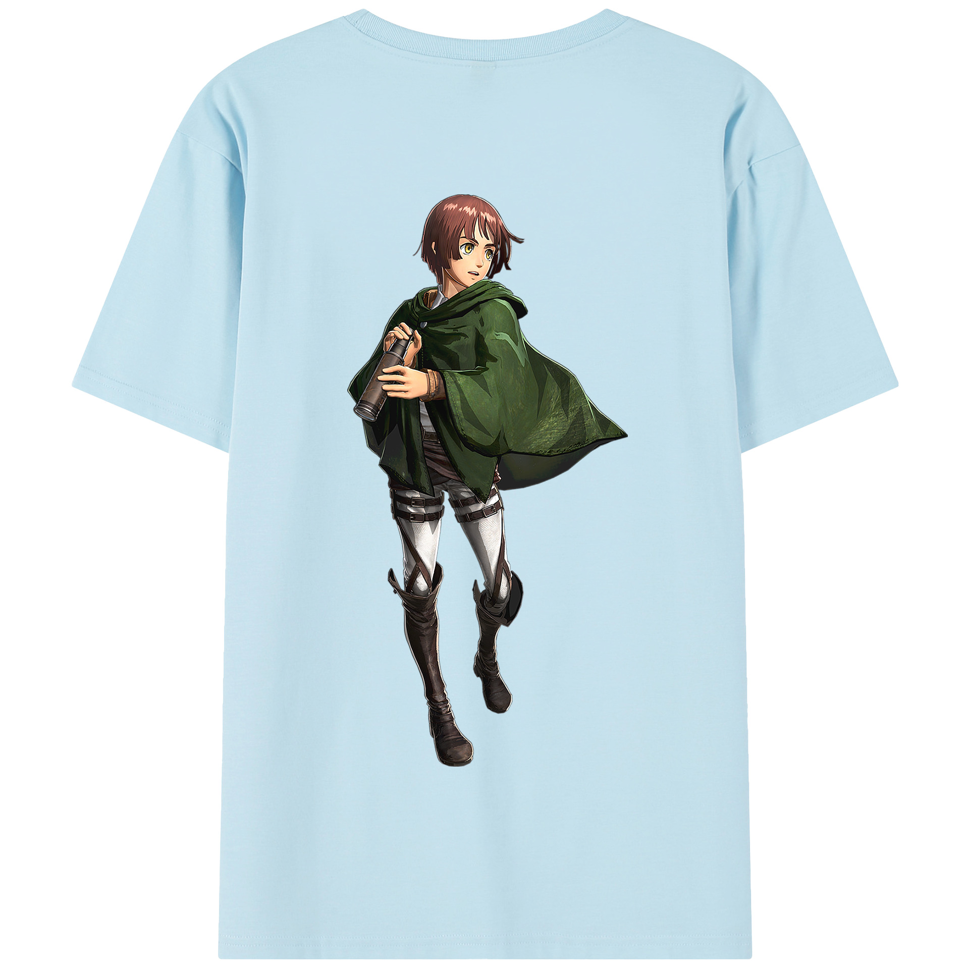 （画像用） 進撃の巨人 Attack on Titan 綿100％半袖Tシャツ（背面プリント）